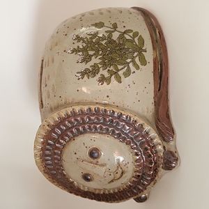 Vintage Counterpoint Stoneware Piggy Bank Porcupine Lion